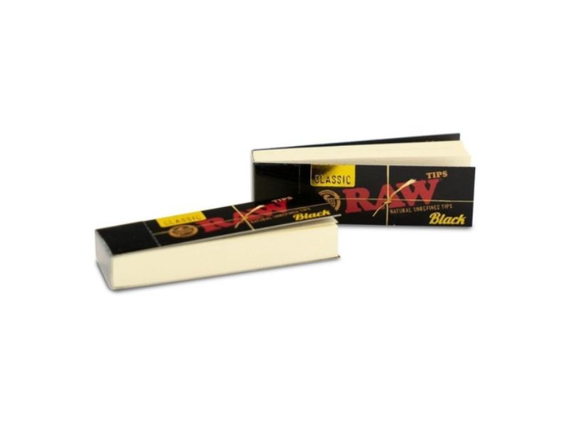 RAW Filter Tips Black